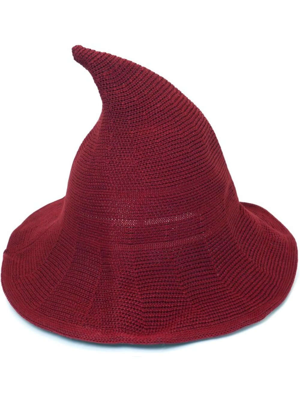 🎃Women's Red Knitted Cap Halloween Masquerade Cosplay Costume Witch Hat